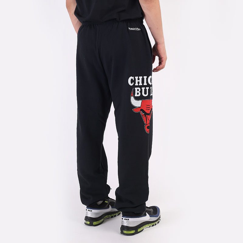 мужские черные брюки Mitchell and ness NBA Chicago Bulls Pants 507PCHIBULBLK - цена, описание, фото 5
